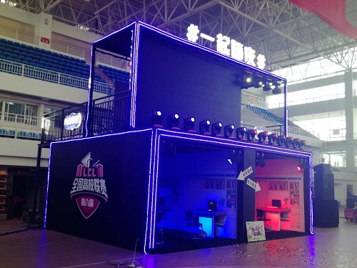英雄联盟总决赛展台搭建